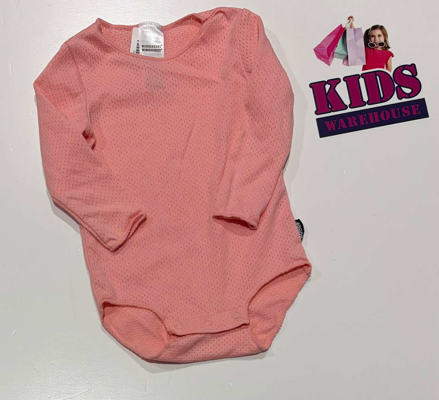 Bonds Pink Wondercool Bodysuit Size 00