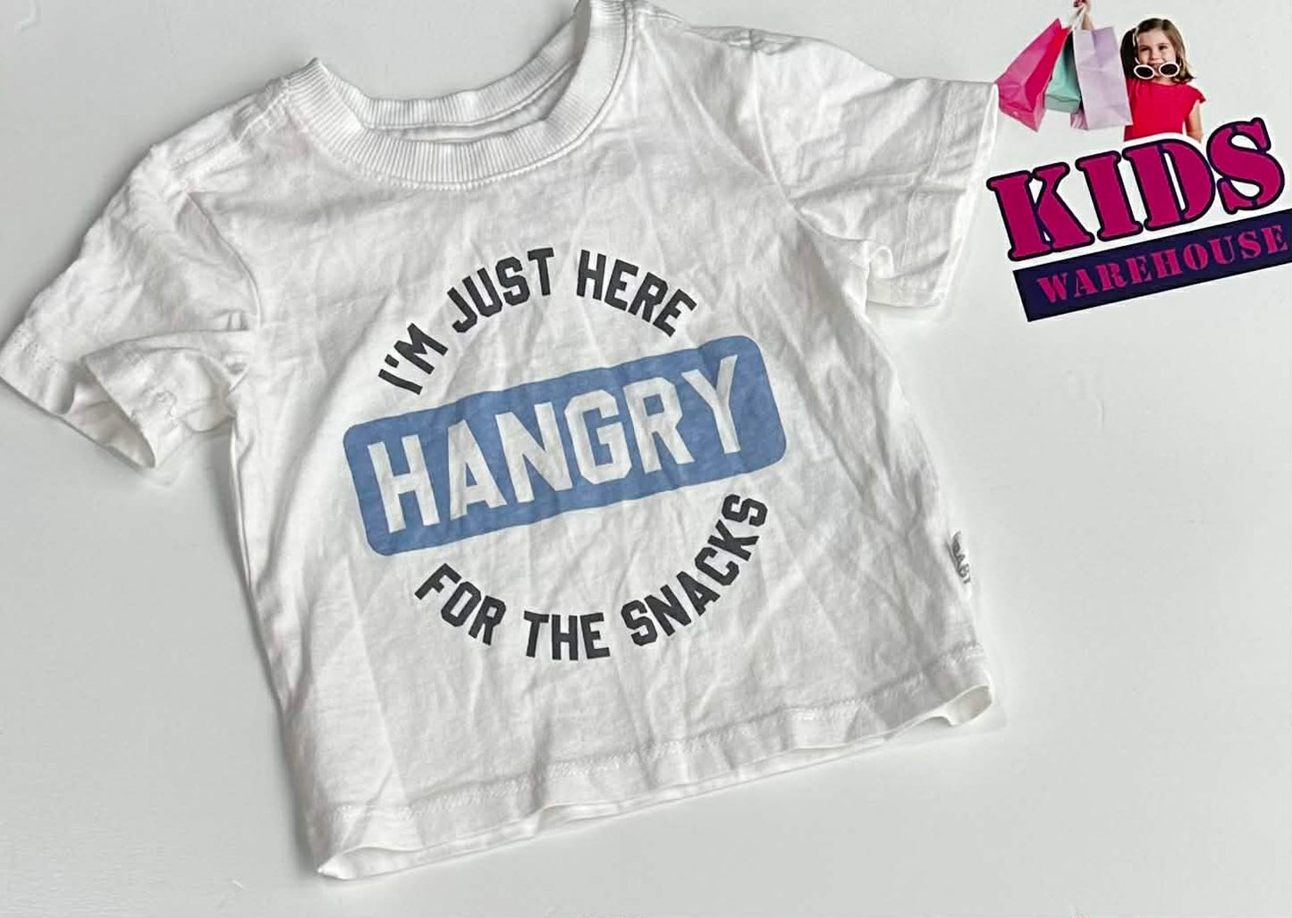 Cotton On White & Blue Top Size 000