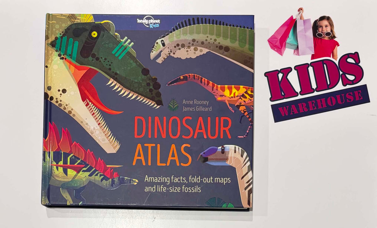 Dinosaur Atlas Fold Out Book (Boardbook) - Anne Rooney, James Gilleard