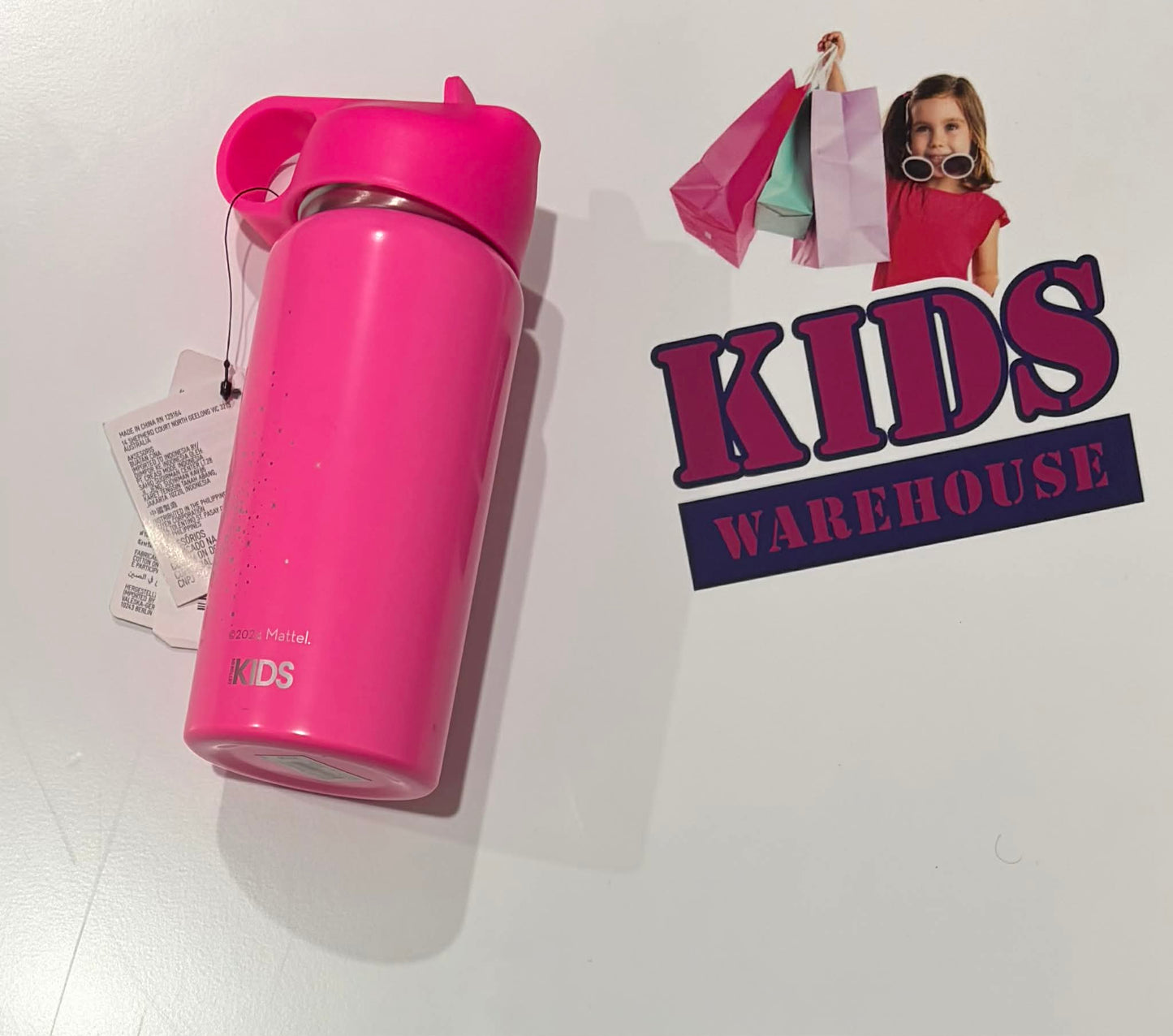 Not Used Cotton On Kids Pink Barbie Waterbottle