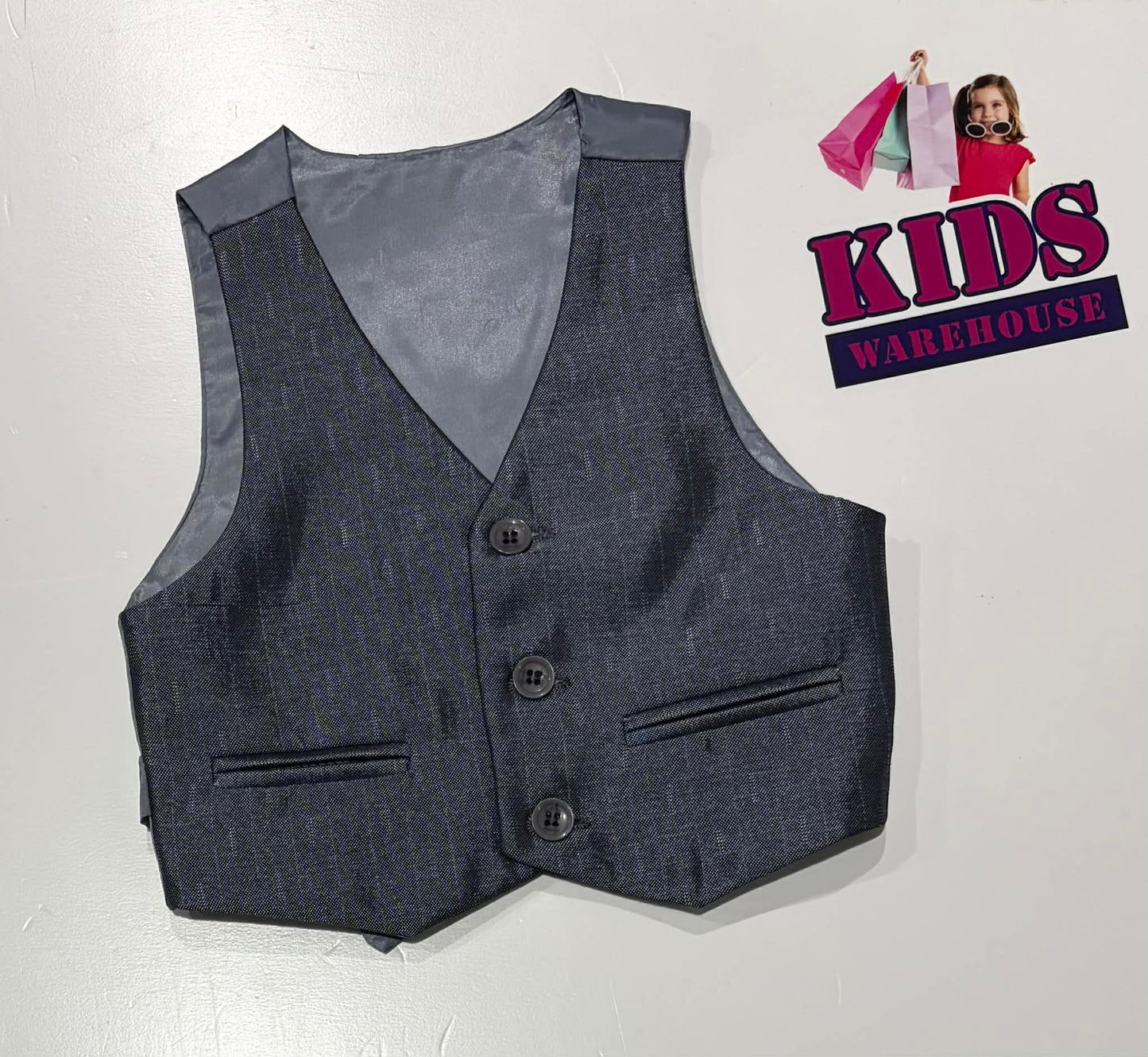 Mini World Black Vest Size 1