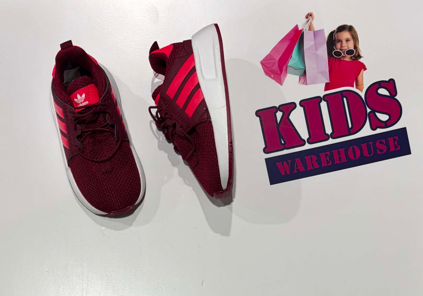 Adidas Red Runners Size US5/UK4 (Child)