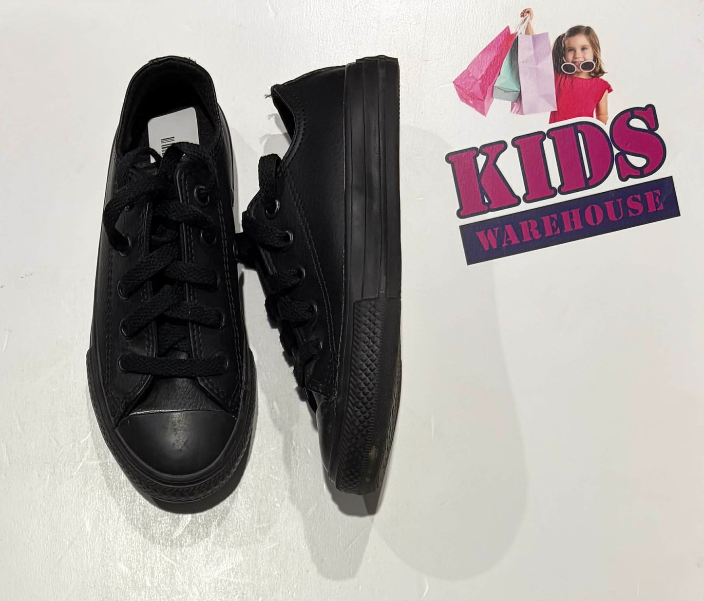 Converse Black Runners Size US11/UK10.5 (Child/Older Child)