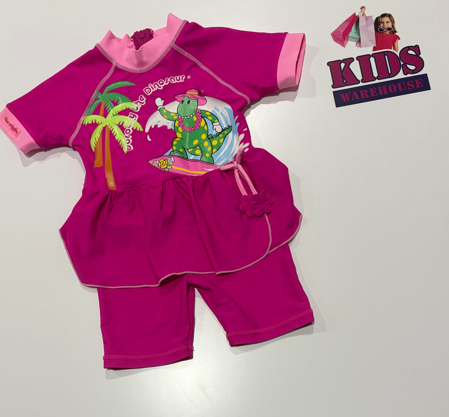 The Wiggles Pink, Skirted Swim One Piece Size 1