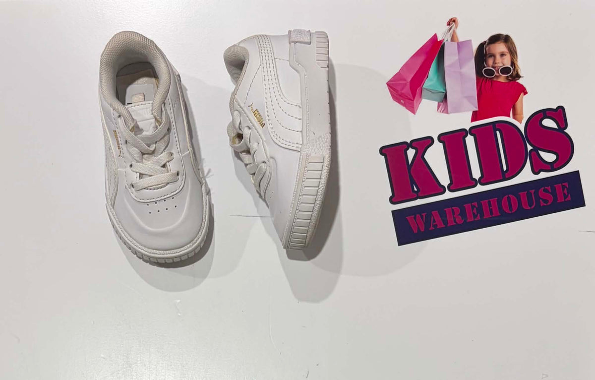 Puma White Runners Size US5/UK4 (Child)