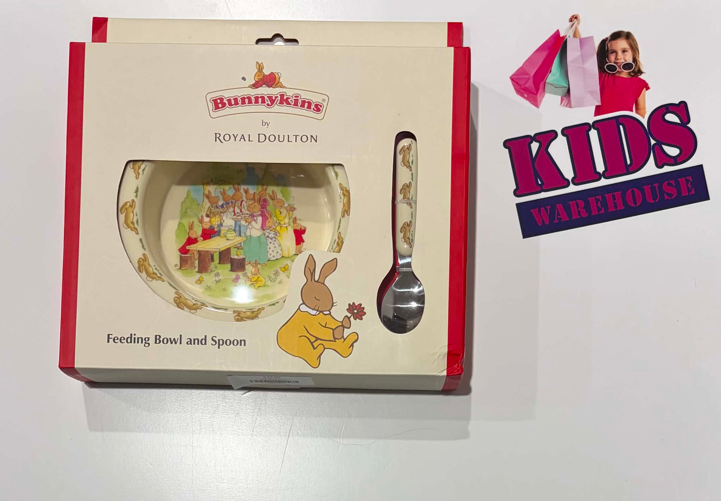 Not Used Royal Doulton Bunnykins Bowl & Spoon Set
