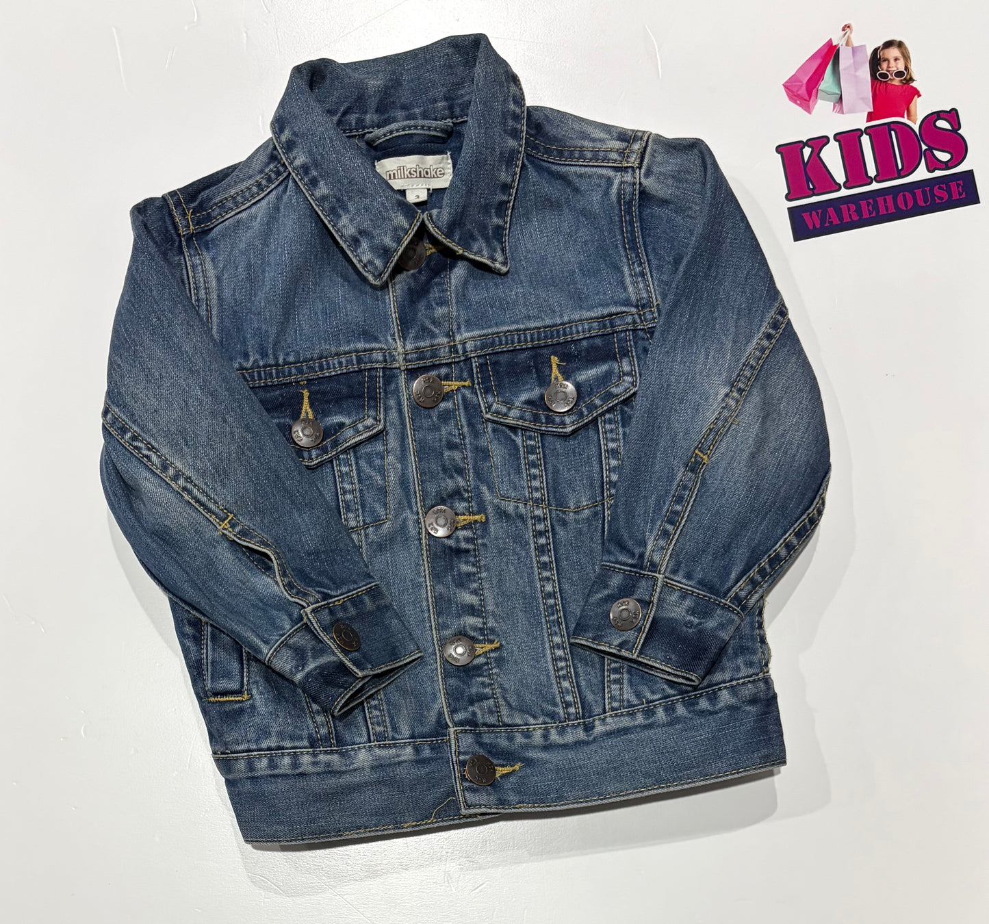 Milkshake Denim Jacket Size 3