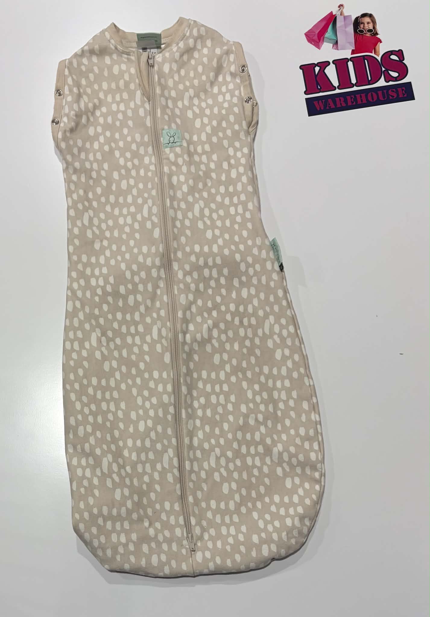 ErgoPouch Australia Light Brown, White Dots Size 000-0 (7-10kgs) TOG 1