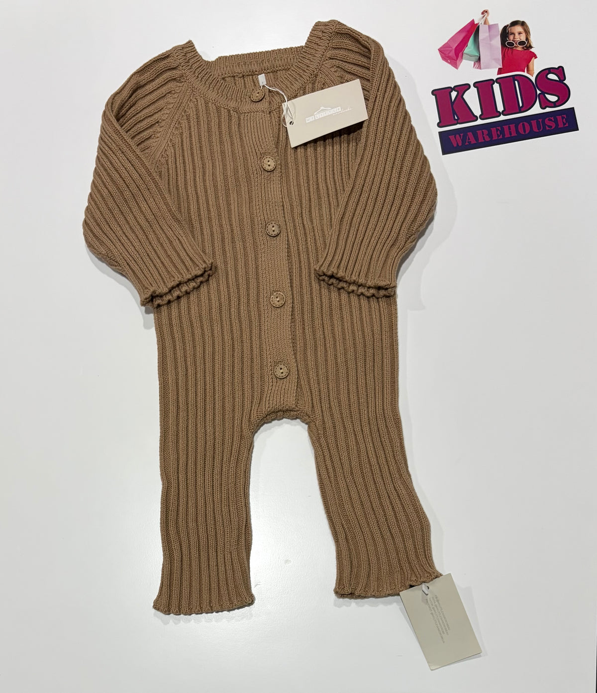 Not Used My Little Wardrobe Brown Knit Jumpsuit Size 0