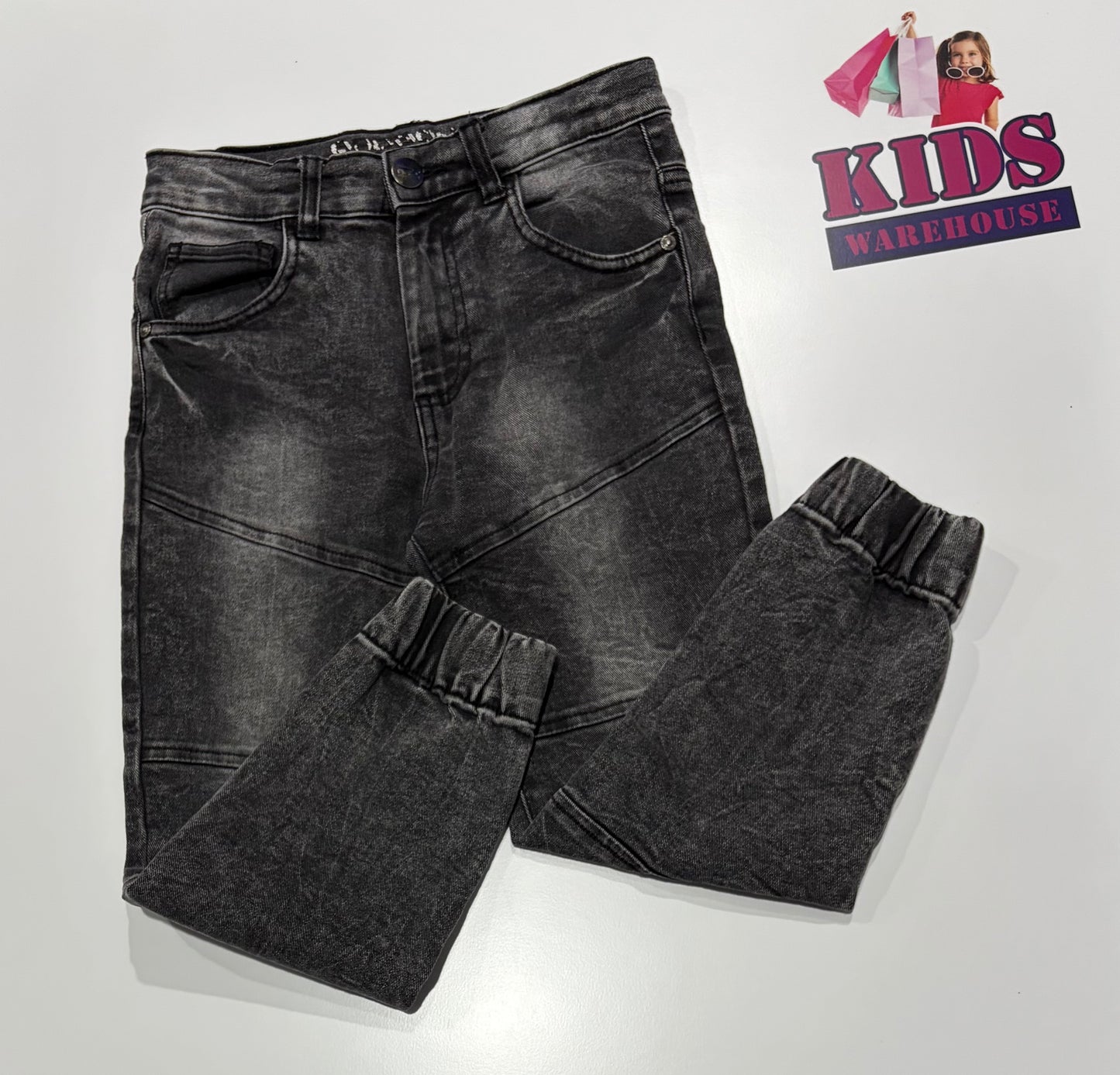 Badboy Black Washed Denim Pants Size 6
