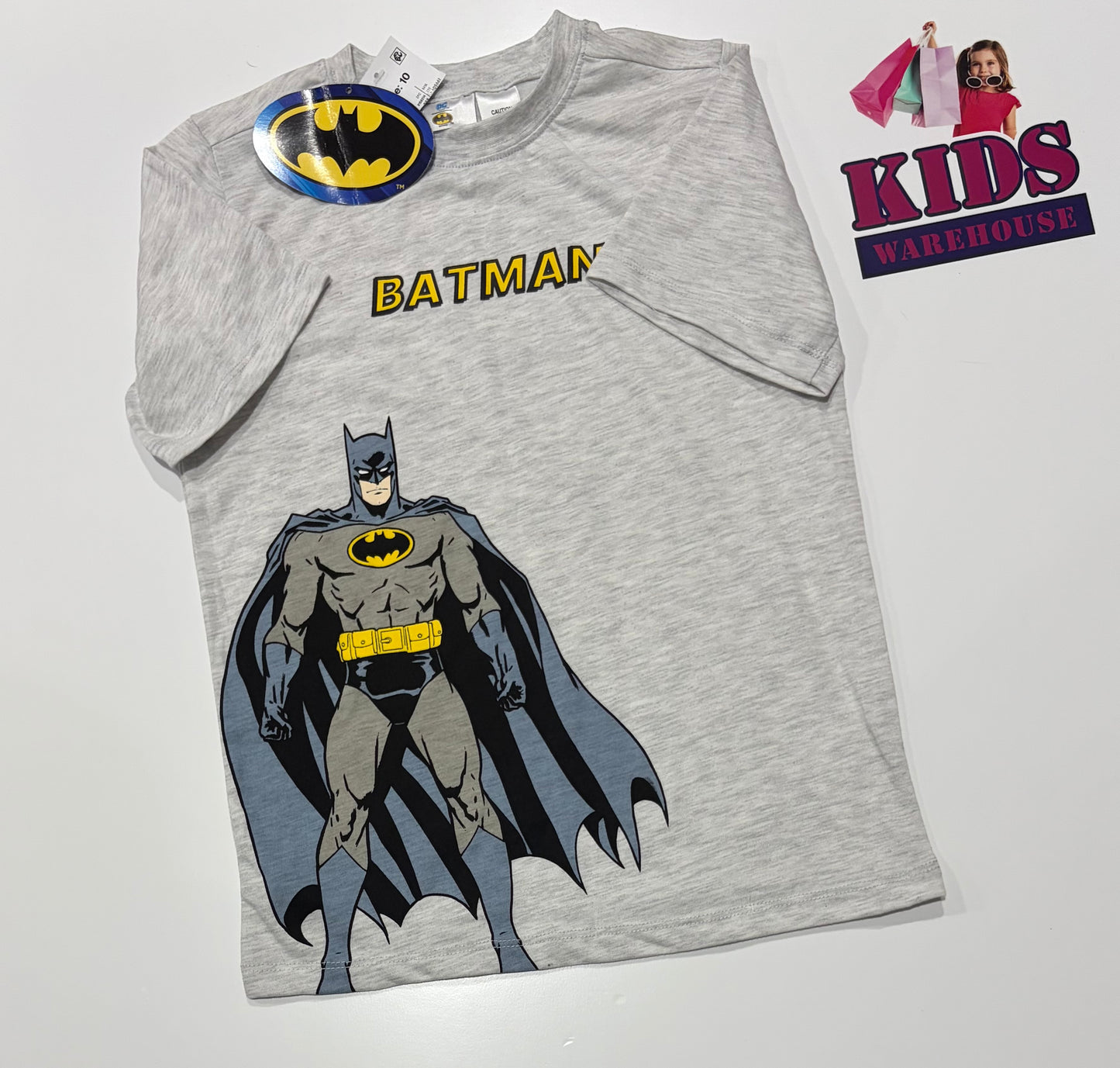 Not Used Batman Grey, Batman Print Top Size 10