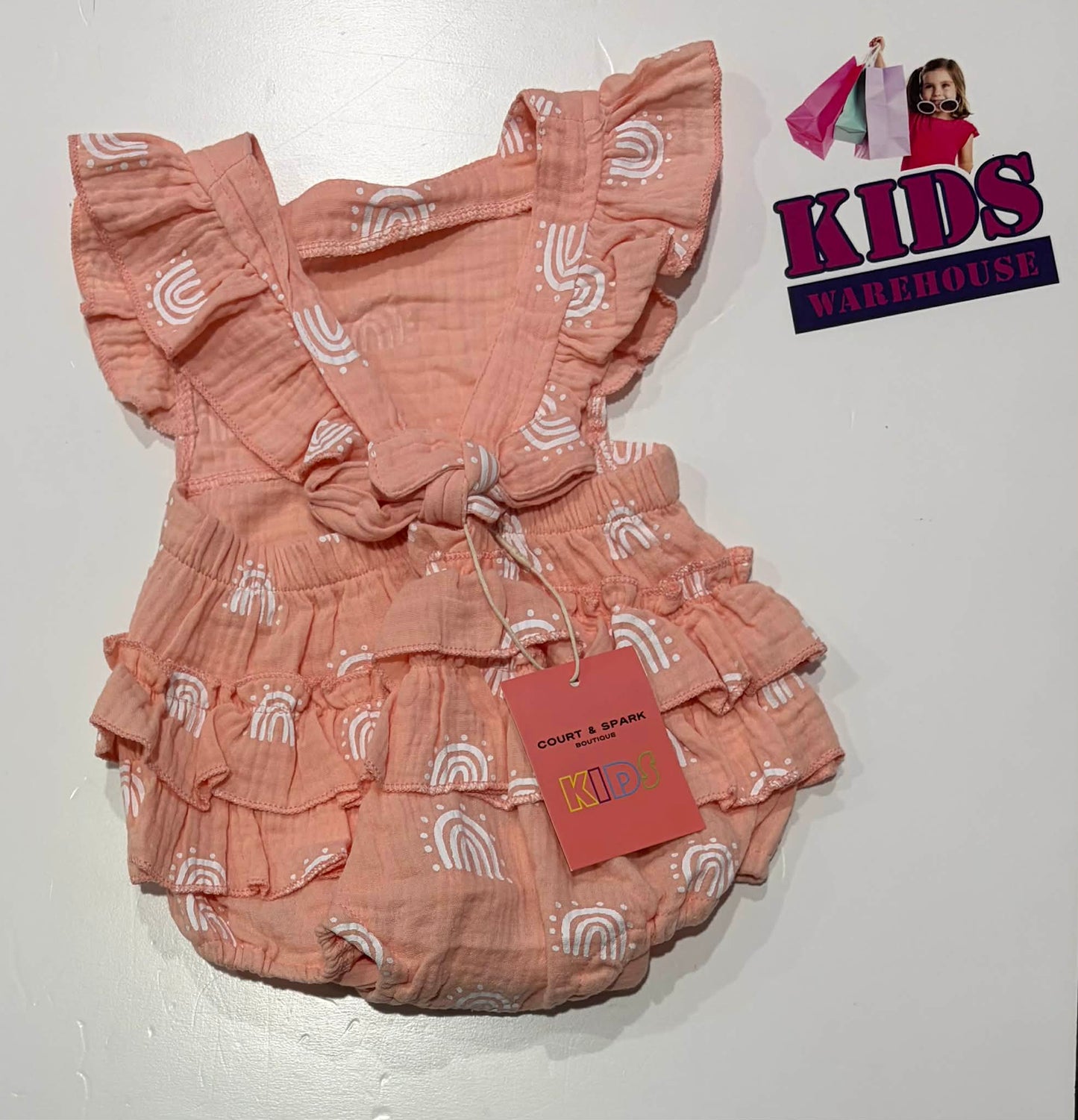 Court & Spark Boutique Pink Bodysuit Size 1 (RRP $39.95)