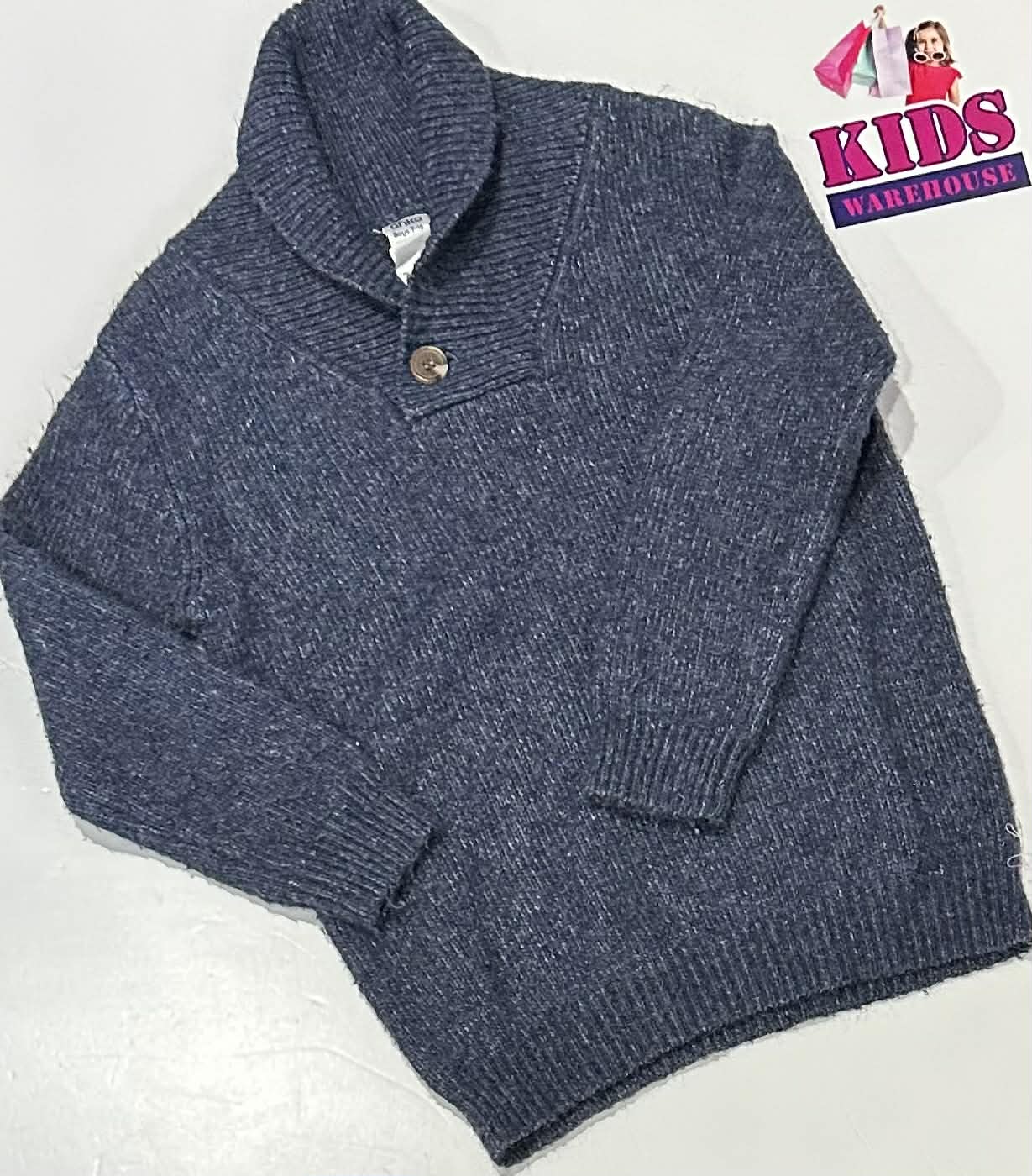 Anko Blue Knit Jumper Size 7