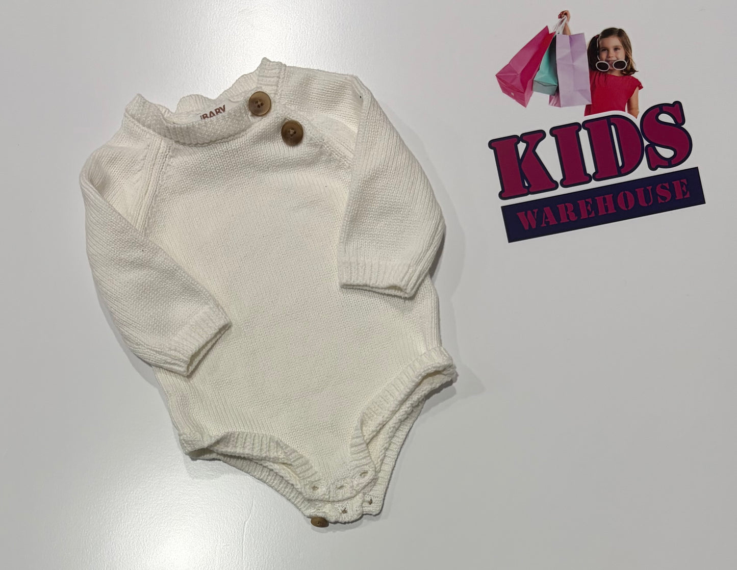 Cotton On White Knot Bodysuit Size 0000