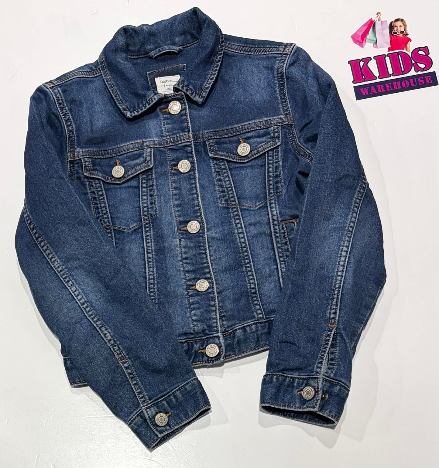 Gap Kids Blue Denim Jacket Size 8