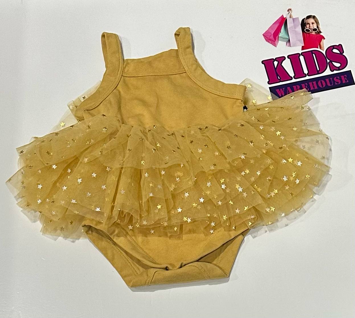 Bonds Yellow Tutu Bodysuit Size 000