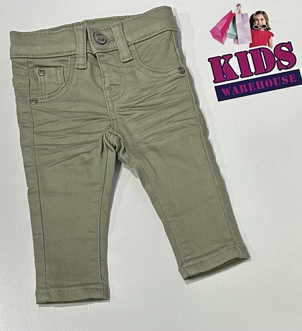 Because We Love You Green Jean Pants Size 000