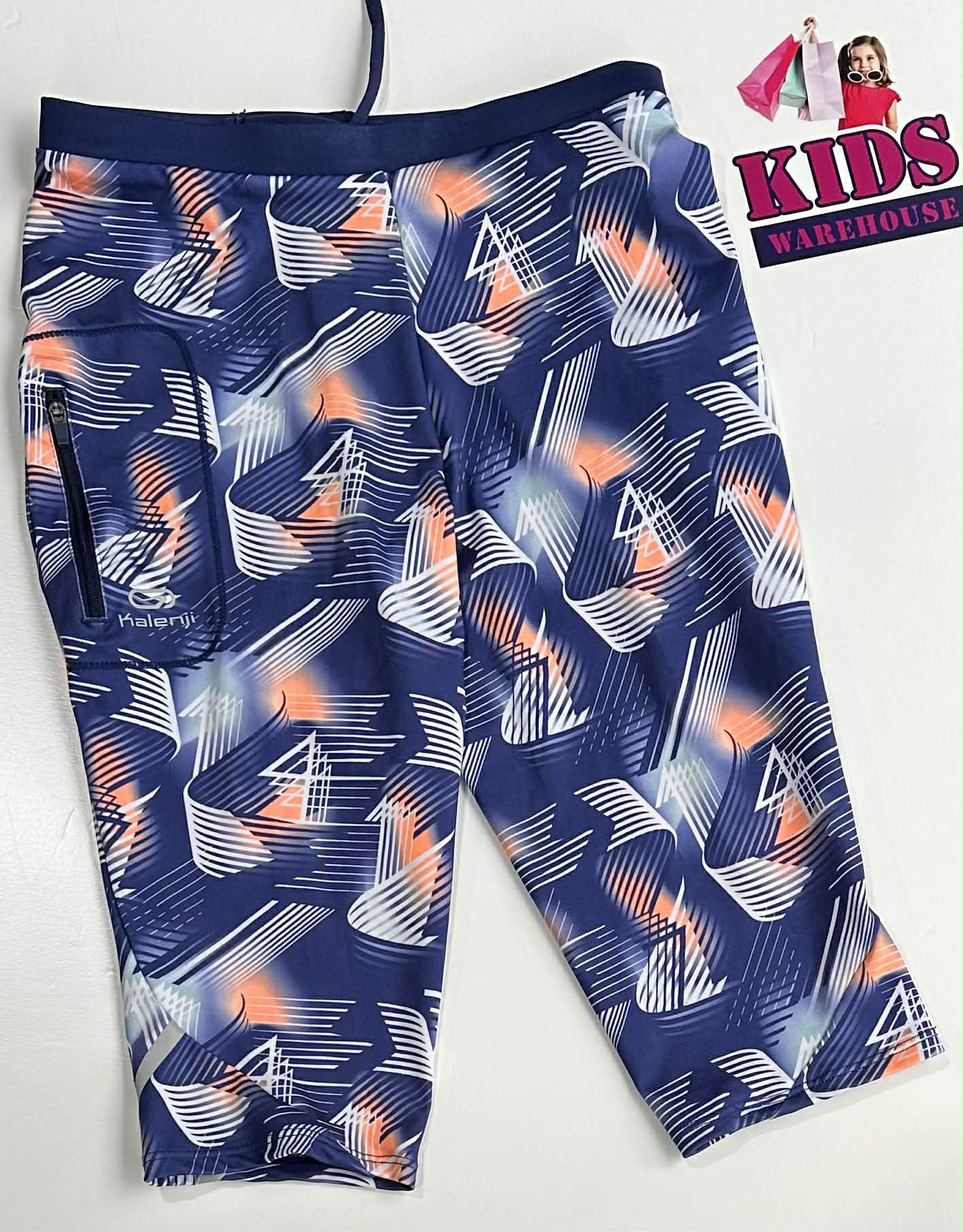 Decathlon Blue & Orange Pants Size 12