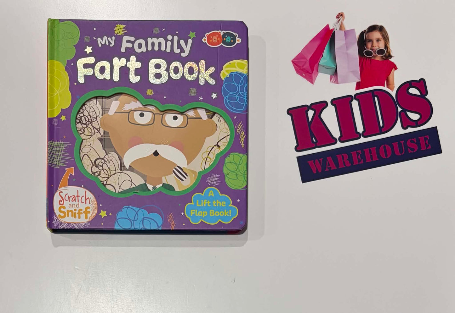 My Family Fart Book A Smelly Lift-The-Flap Book (Boardbook) - Nicola Moore