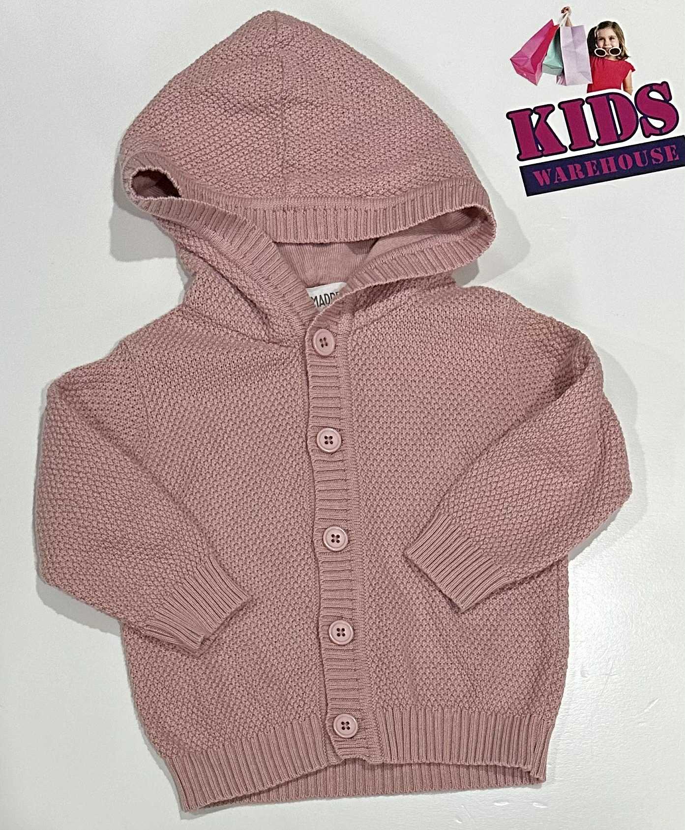 Rocca Madden Pink Knit Hoodie Size 00