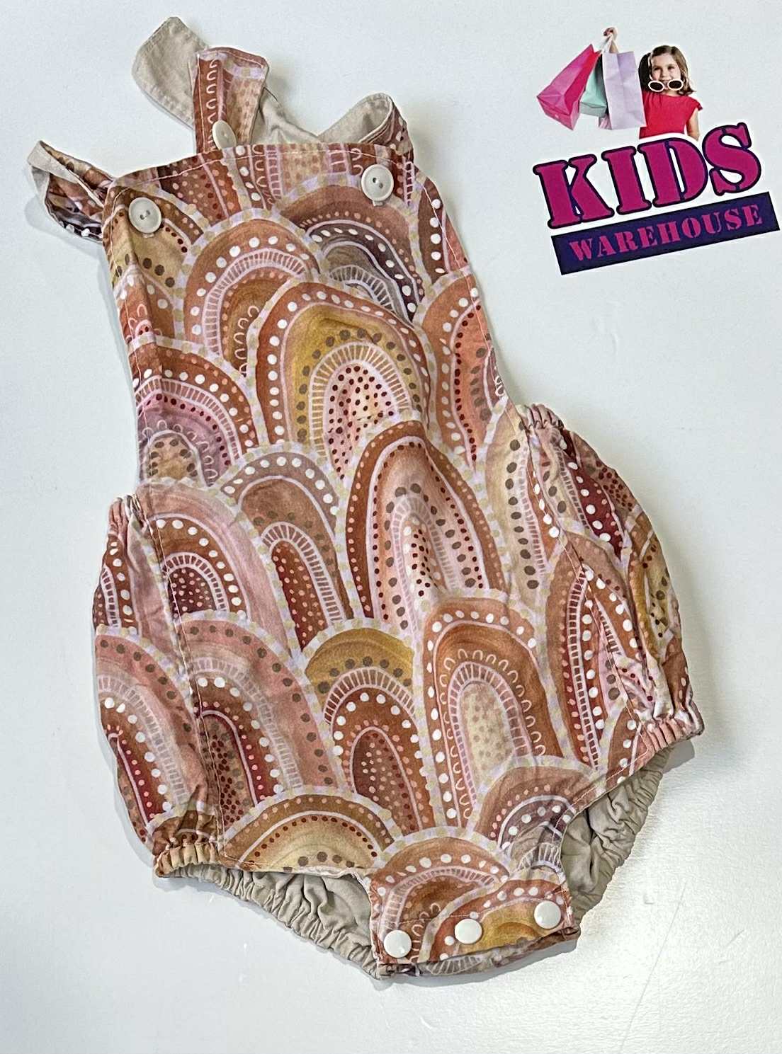 Pink Bodysuit With Unique Dotted Pattern Size 00