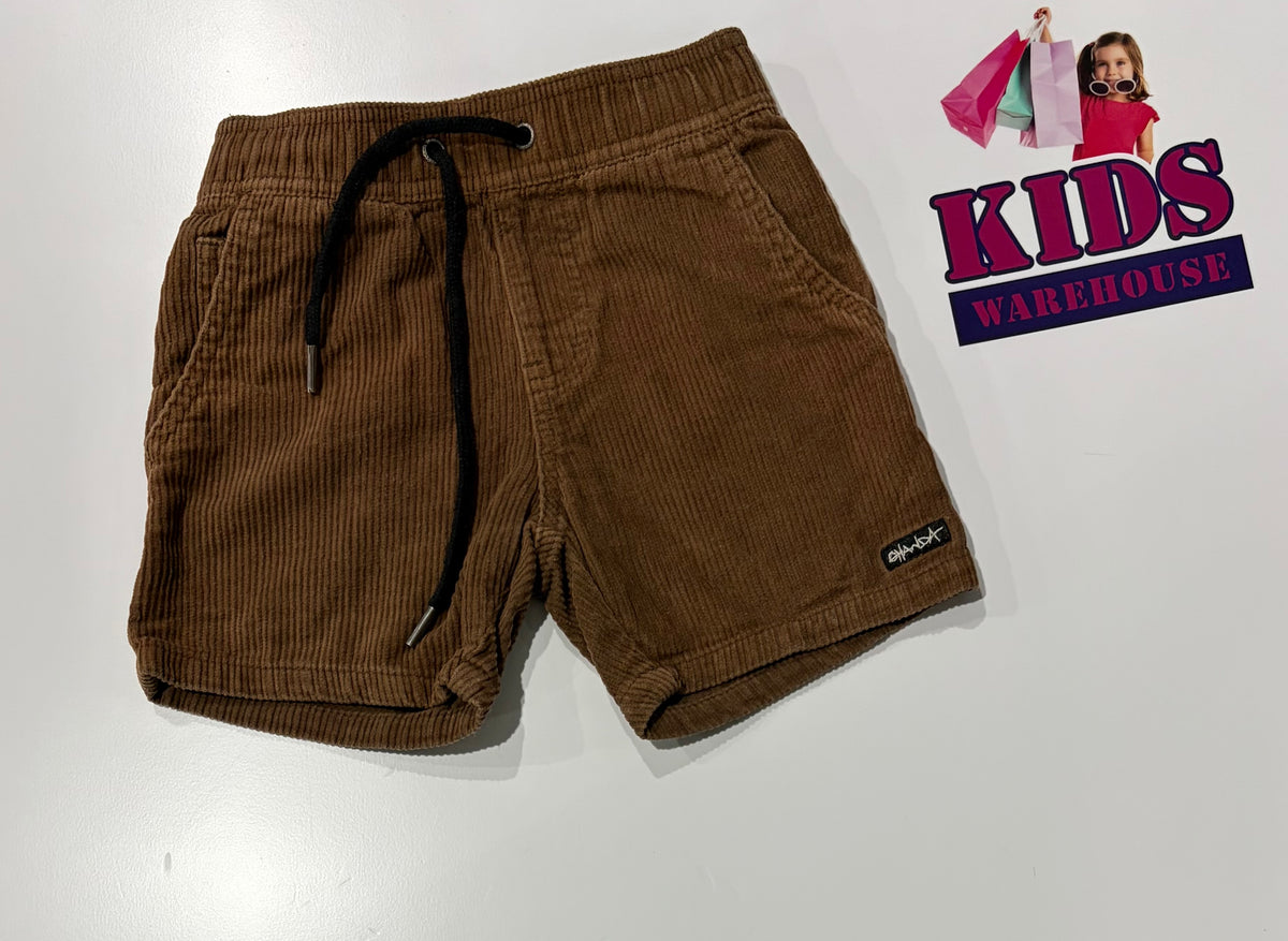 Ghanda Brown Corduroy Shorts Size 3
