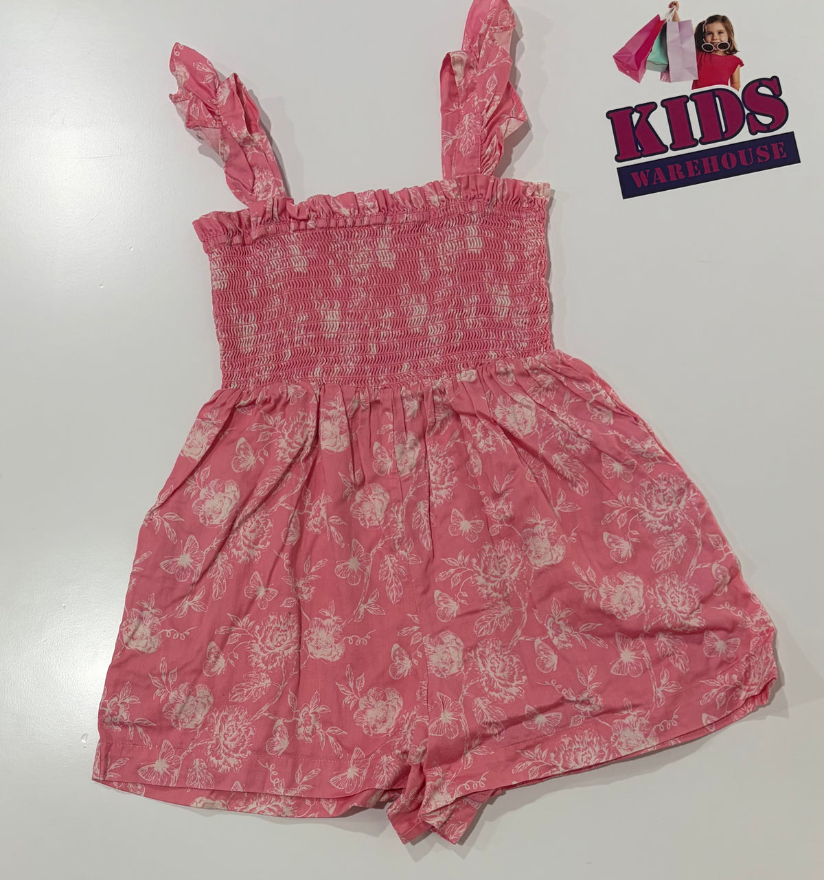 Forever New Pink, White Floral Print Dress Size 7