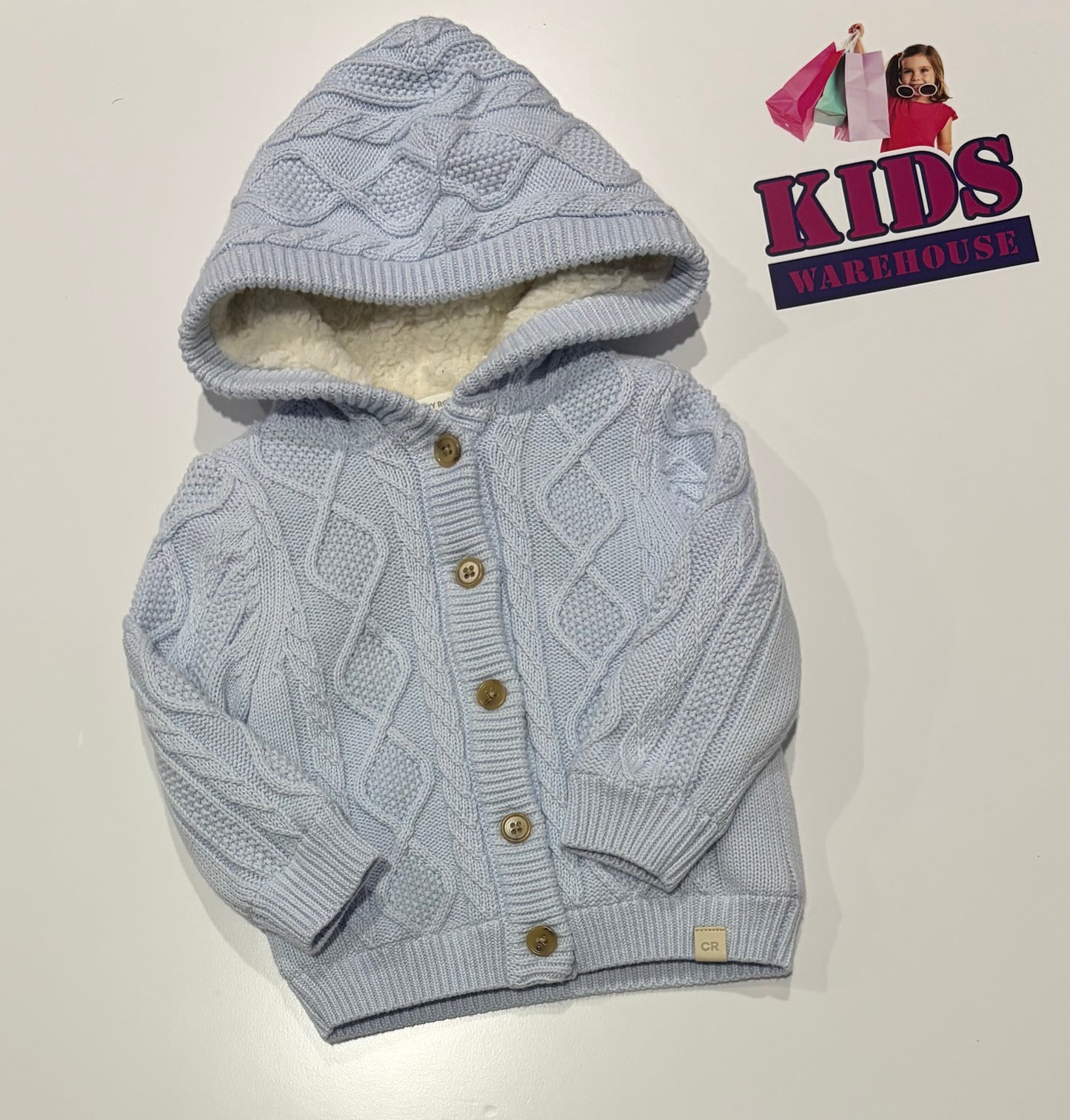 Country Road Blue Knit Jacket Size 1