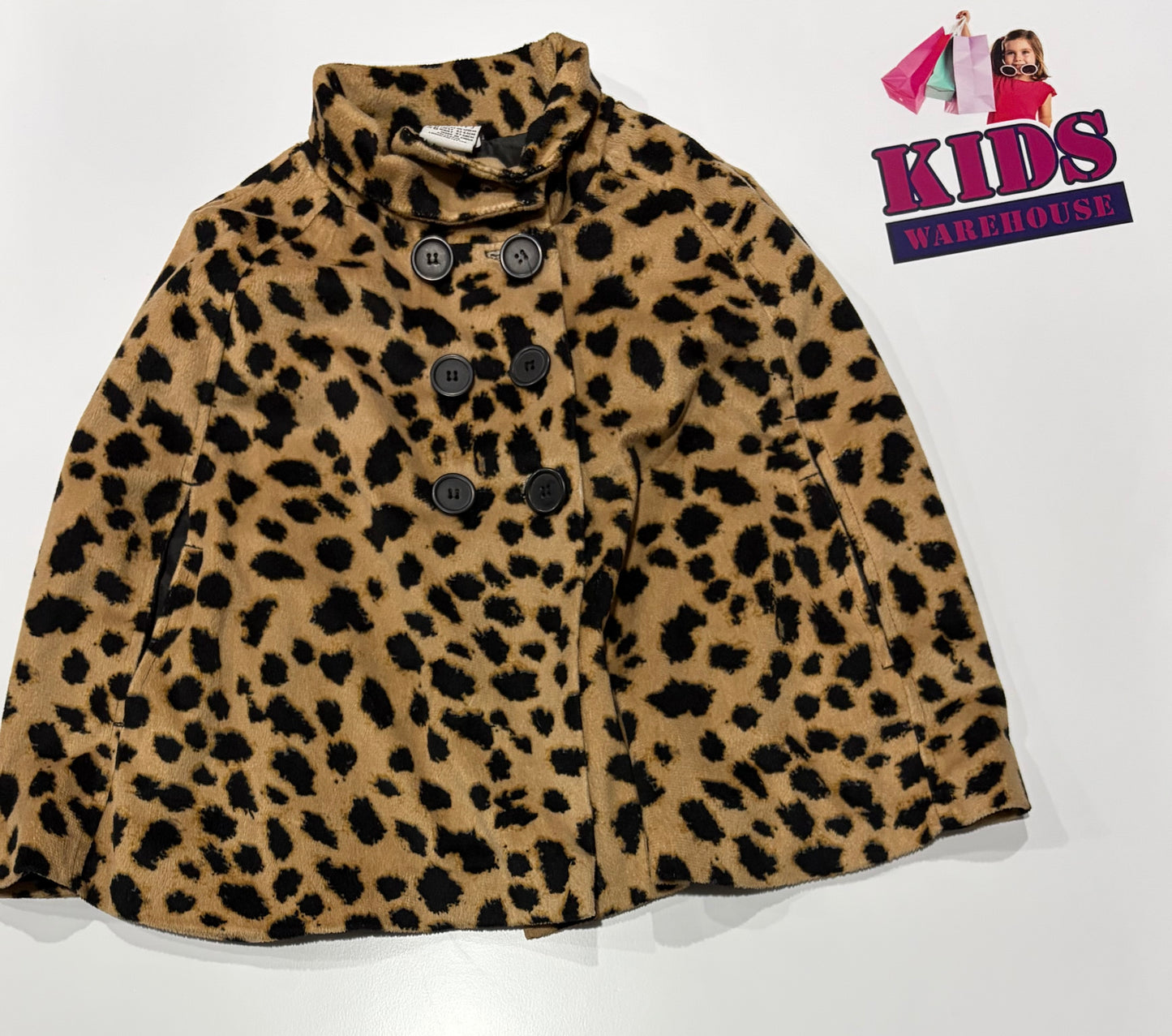 Kids Stuff Animal Print Fashion Cape Size 5