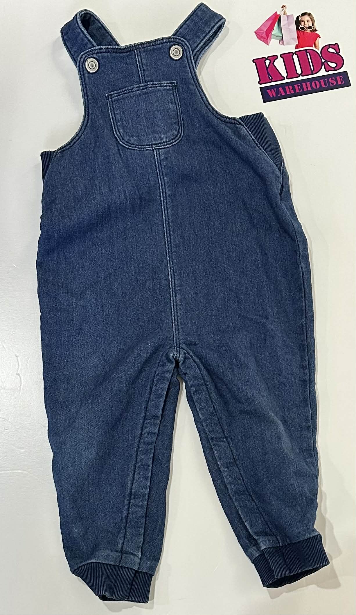 Anko Blue Denim Overalls Size 1