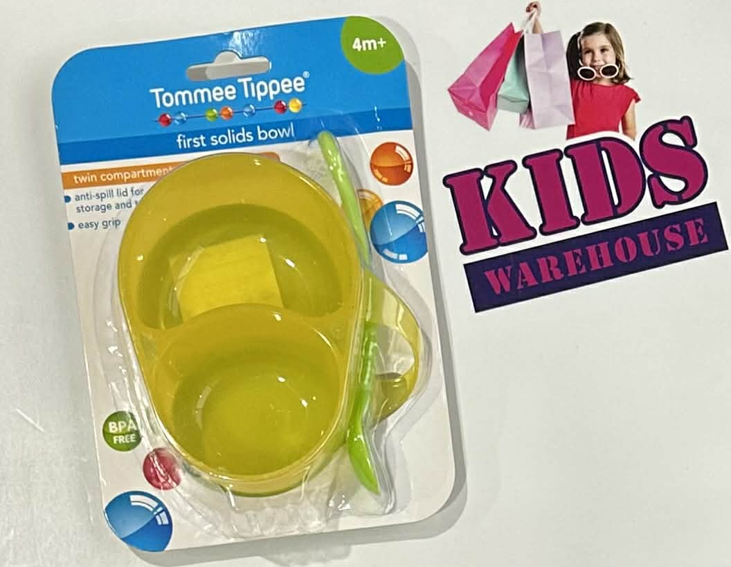 NEW Tommee Tippee Yellow First Solids Bowl 4m+
