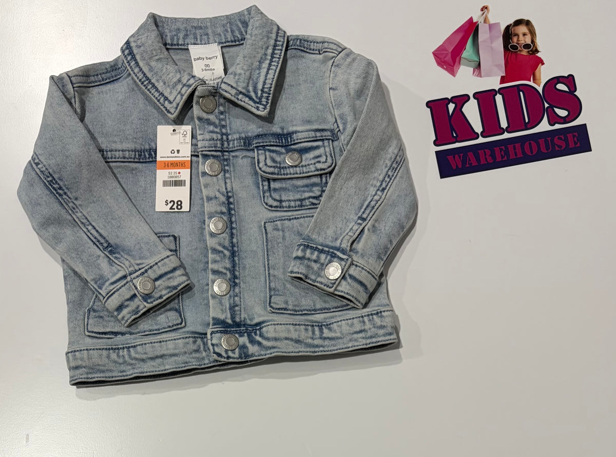 Not Used Baby Berry Light Denim Jacket Size 00