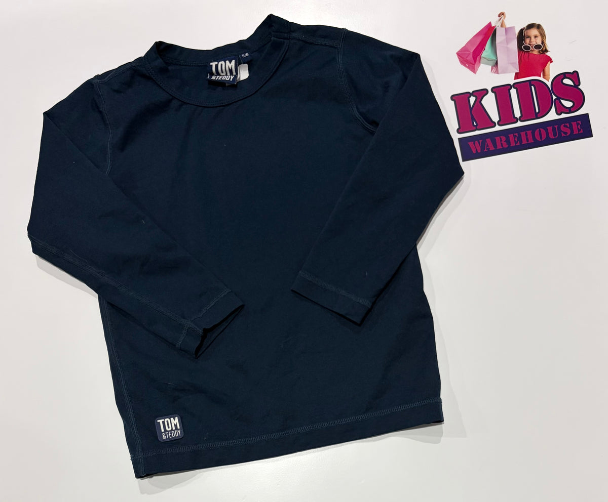 Tom & Teddy Navy Blue Top Size 5