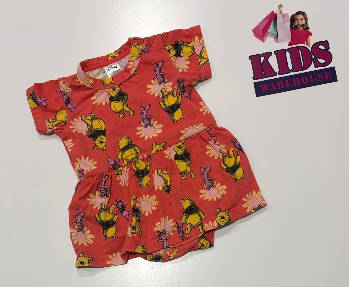 Disney X Bonds Red, Winnie The Pooh Dress Size 00