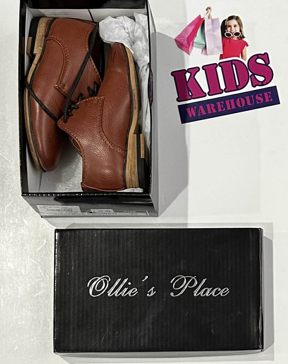 Ollie's Place Brown Formal Shoes Size US5/UK4 (Child) RRP $49.99