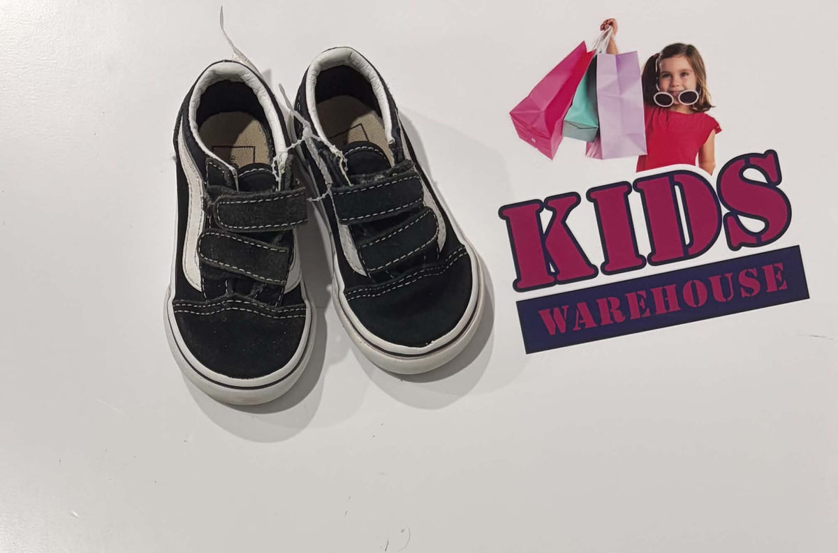 Vans Black, White Runners Size US5/UK4.5 (Child)