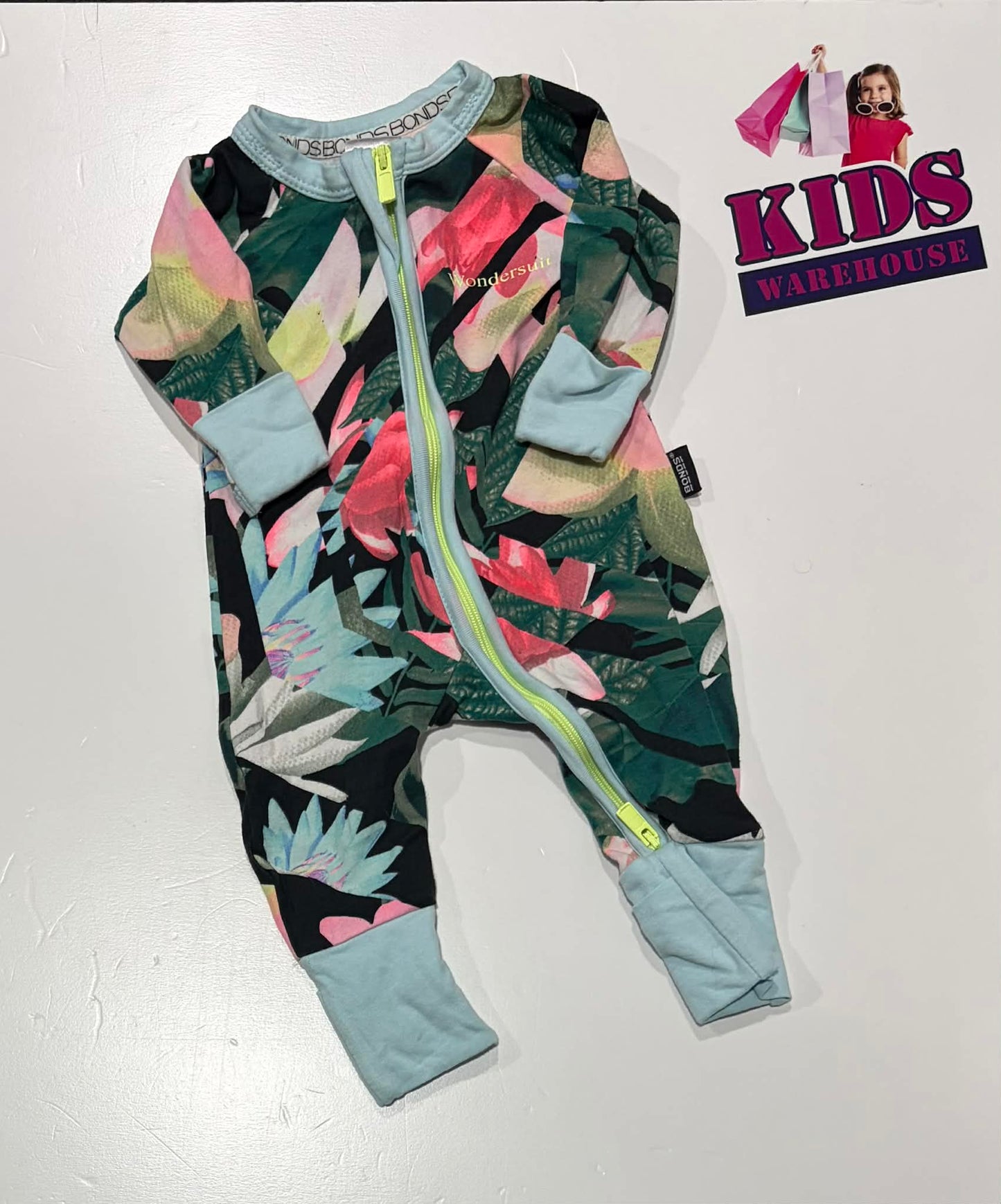 Bonds Blue & Green Wondersuit Size 0000