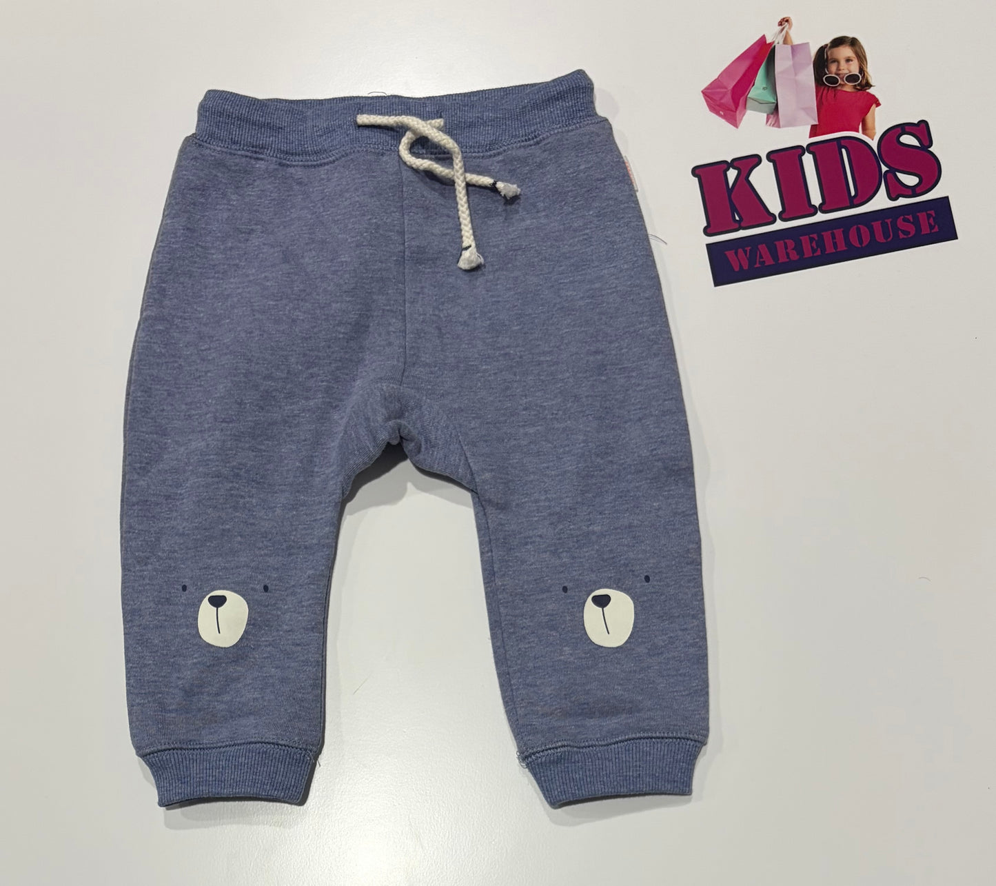 Not Used Sprout Blue, Bear Print Pants Size 0