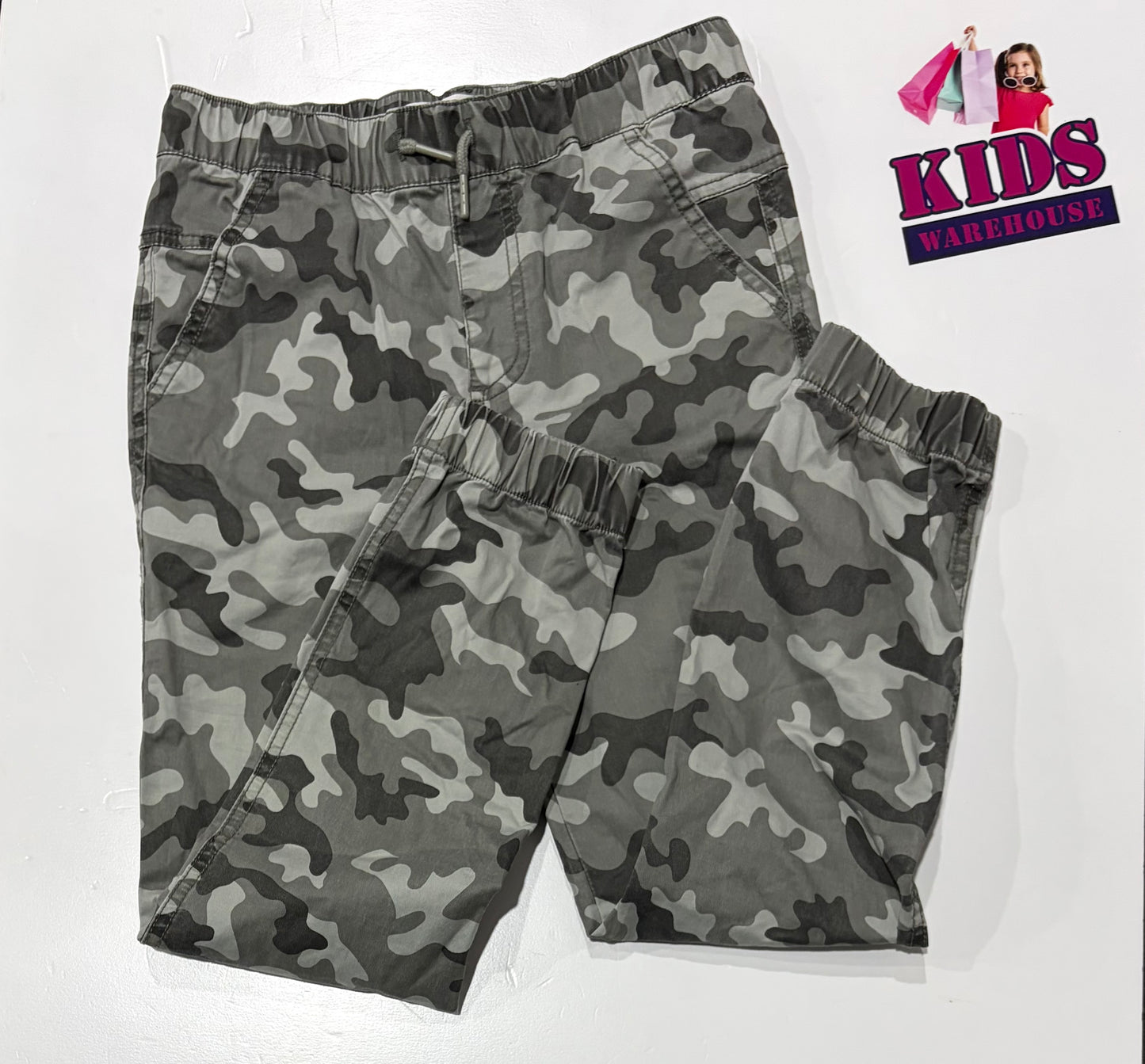 Cotton On Grey Camo Cargo Pants Size 8