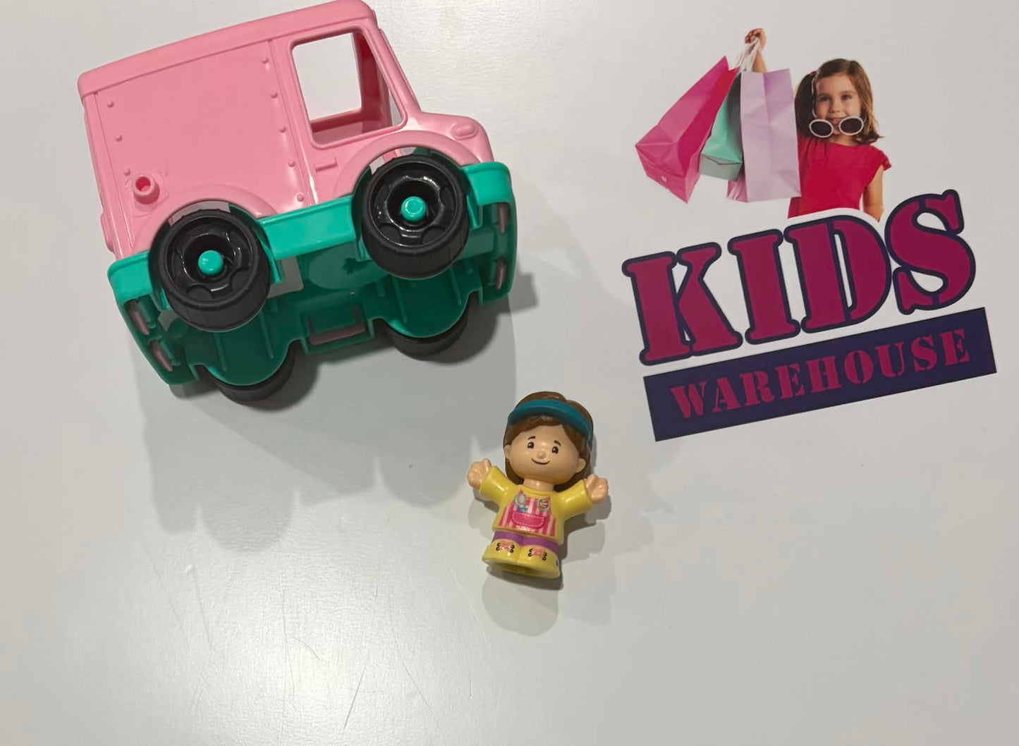 Fisher-Price Little People Pink Ice Cream Truck Toy