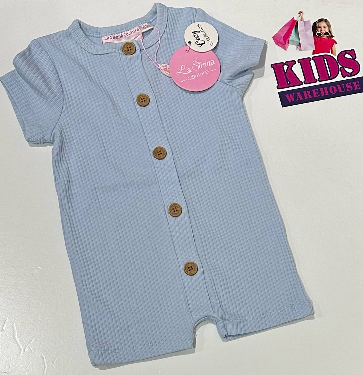 La Sienna Couture Blue Bodysuit Size 00