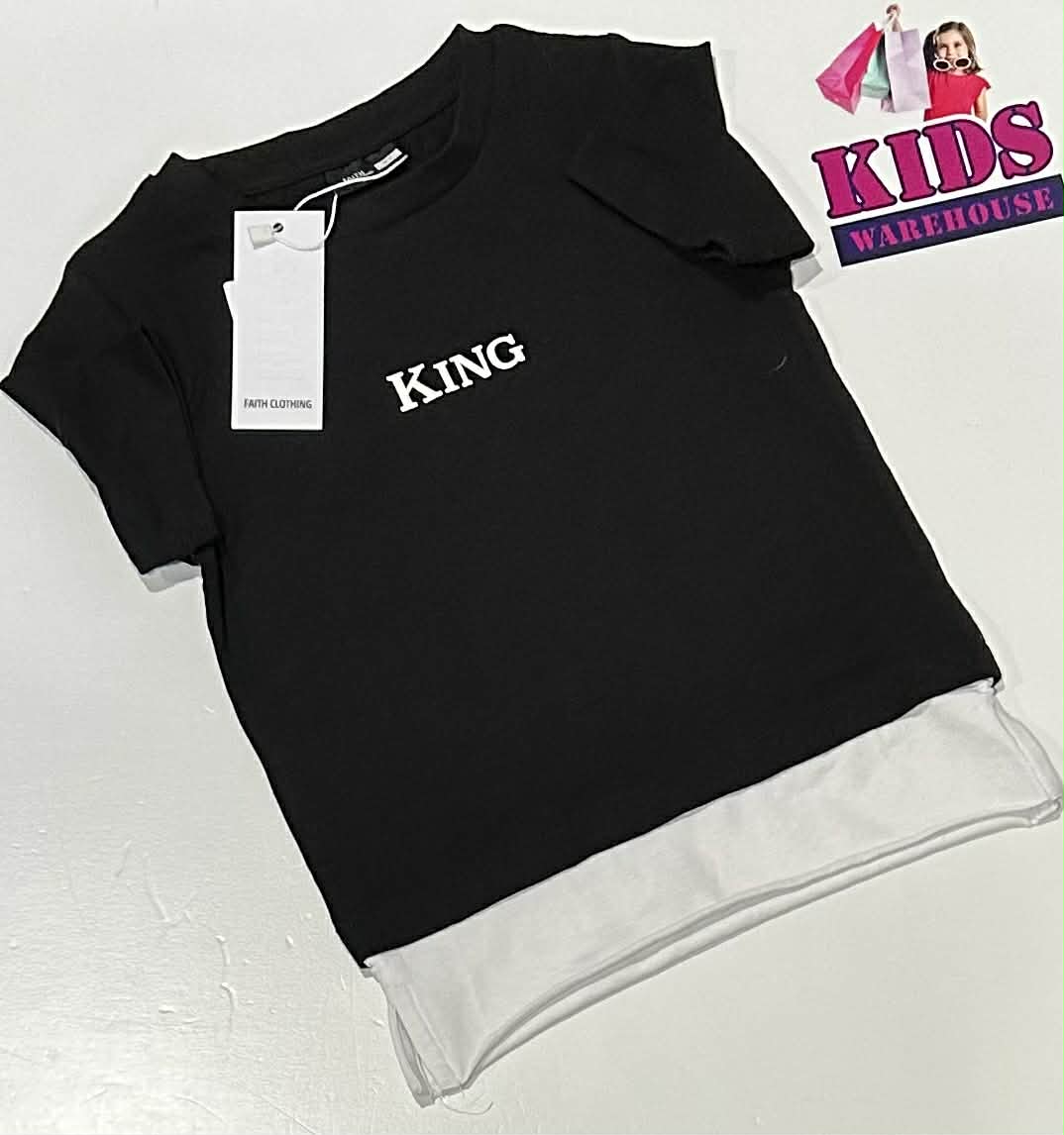 New Faith Clothing Black & White Top Size 2