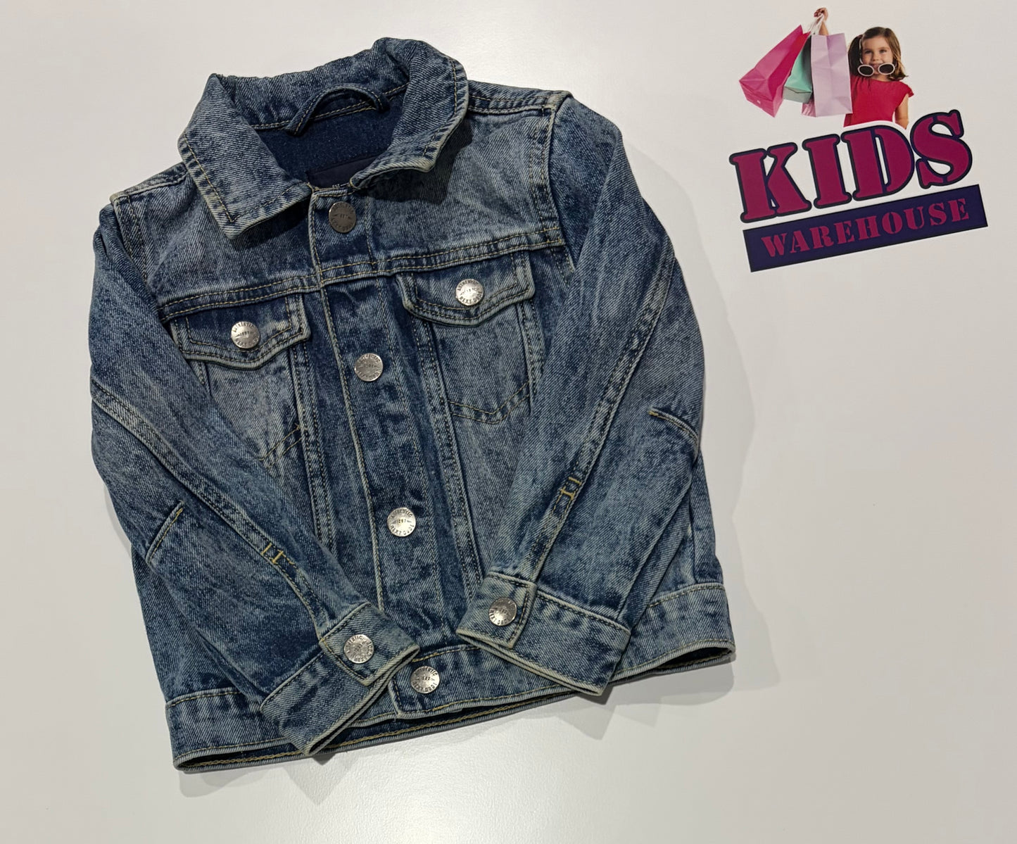 Next Washed Denim Jacket Size 3
