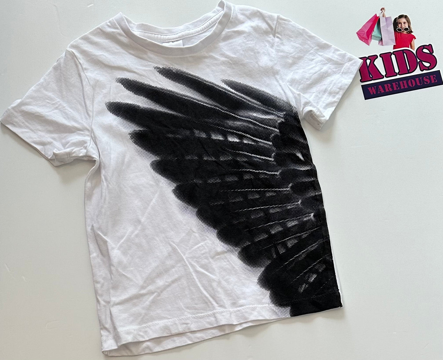 Target White with Wing Print Top Size 3