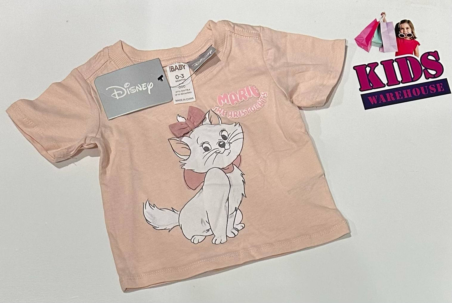 New Cotton On Pink Top With Cat Print Size 000
