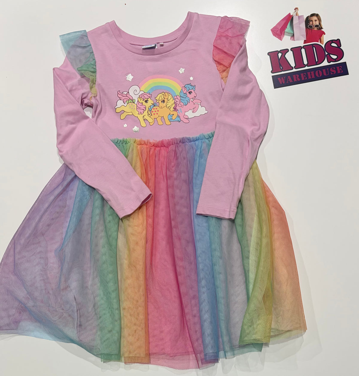 My Little Pony Pink, Characters Print Dress Size 6