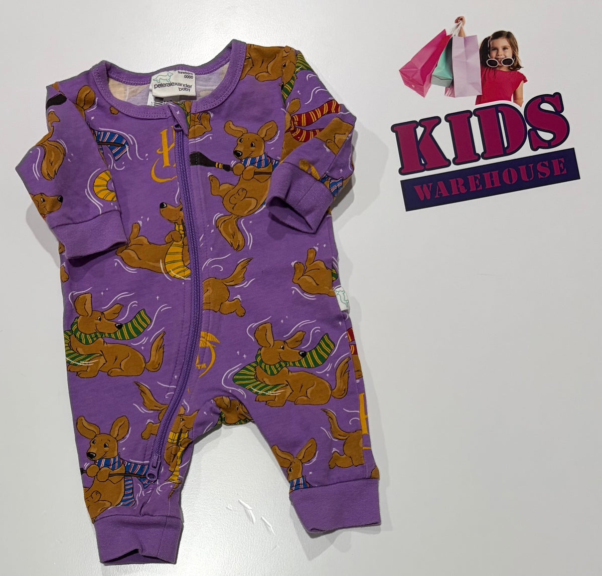 Peter Alexander Purple, Harry Potter Print Jumpsuit Size 0000