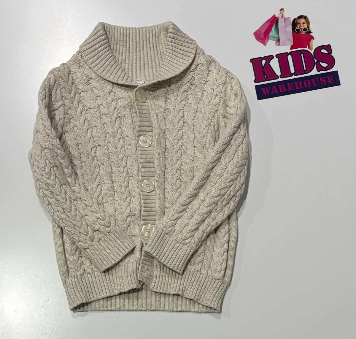 Seed Heritage White Knit Sweater Size 3