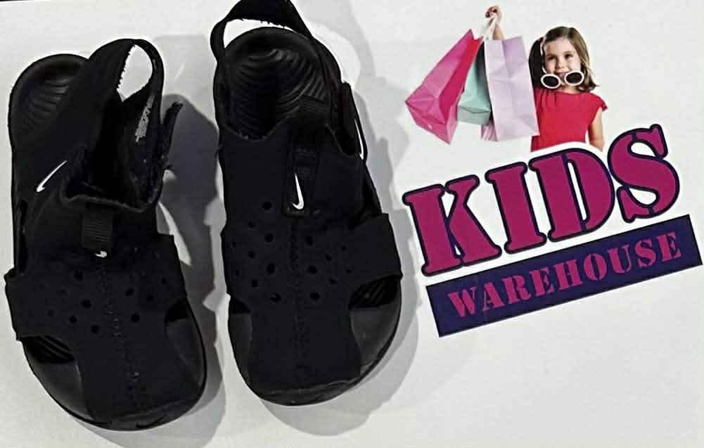 Nike Black Sandles Size US6/UK5.5 (Child)