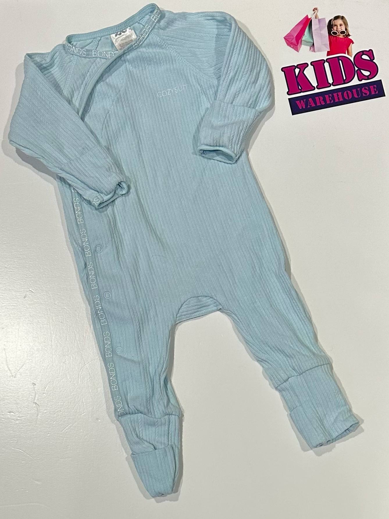 Bonds Blue Cozysuit Size 000